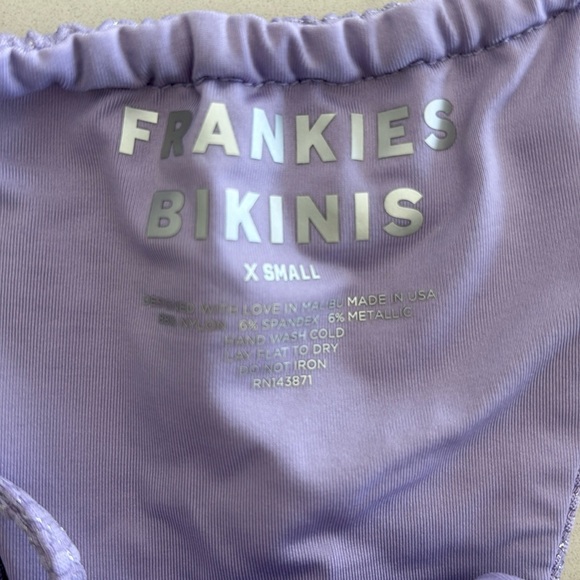 Frankie’s Bikinis “Topanga” in Lilac - Picture 10 of 11